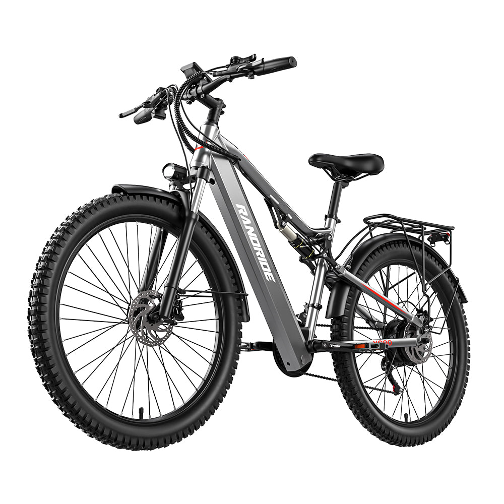 Side view of Randride YG90A 1000W electric mountain bike