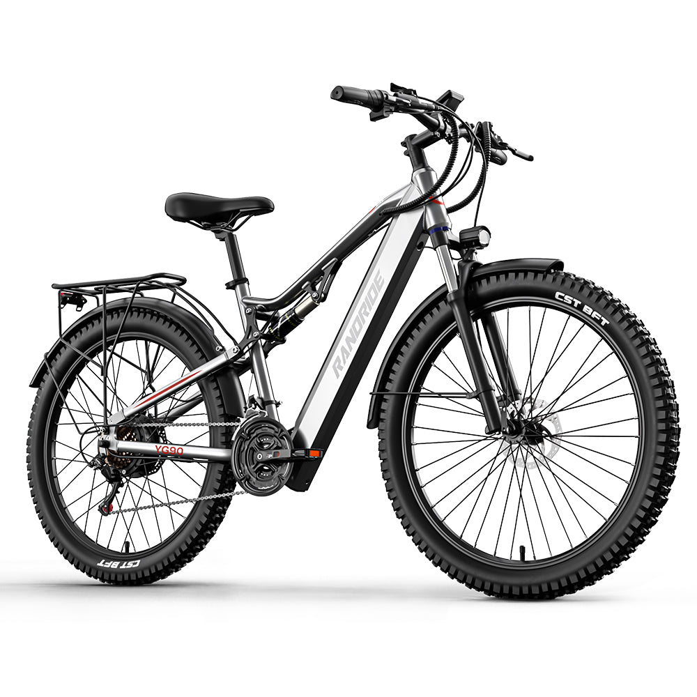 1000W Electric Mountain Bike for Trails & Hills – Randride YG90A