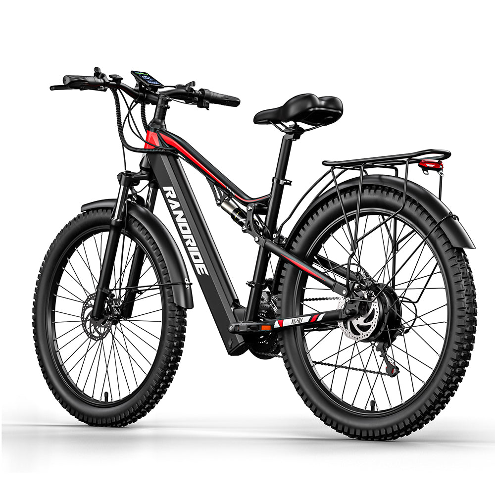 1000W Electric Mountain Bike for Trails & Hills – Randride YG90B