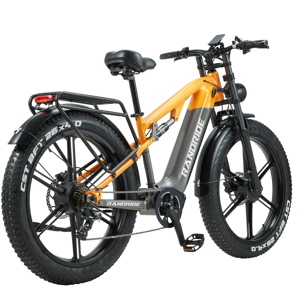 Randride YX80M-2 Dual Motor 2000W Electric Mountain Bike – Built for Power & All Terrain Riding