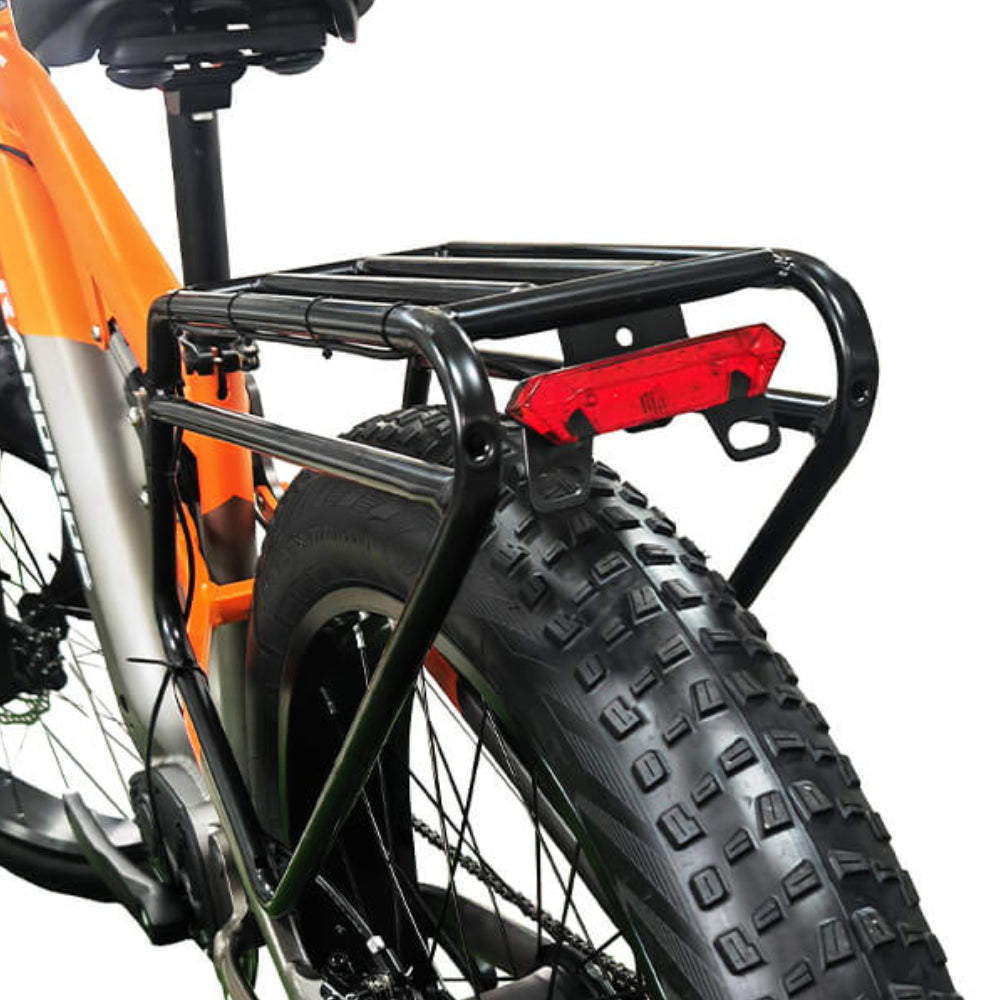 RANDRIDE electric bike brake tail light with intelligent brake activation, automatic LED rear light for enhanced visibility and safe night riding
