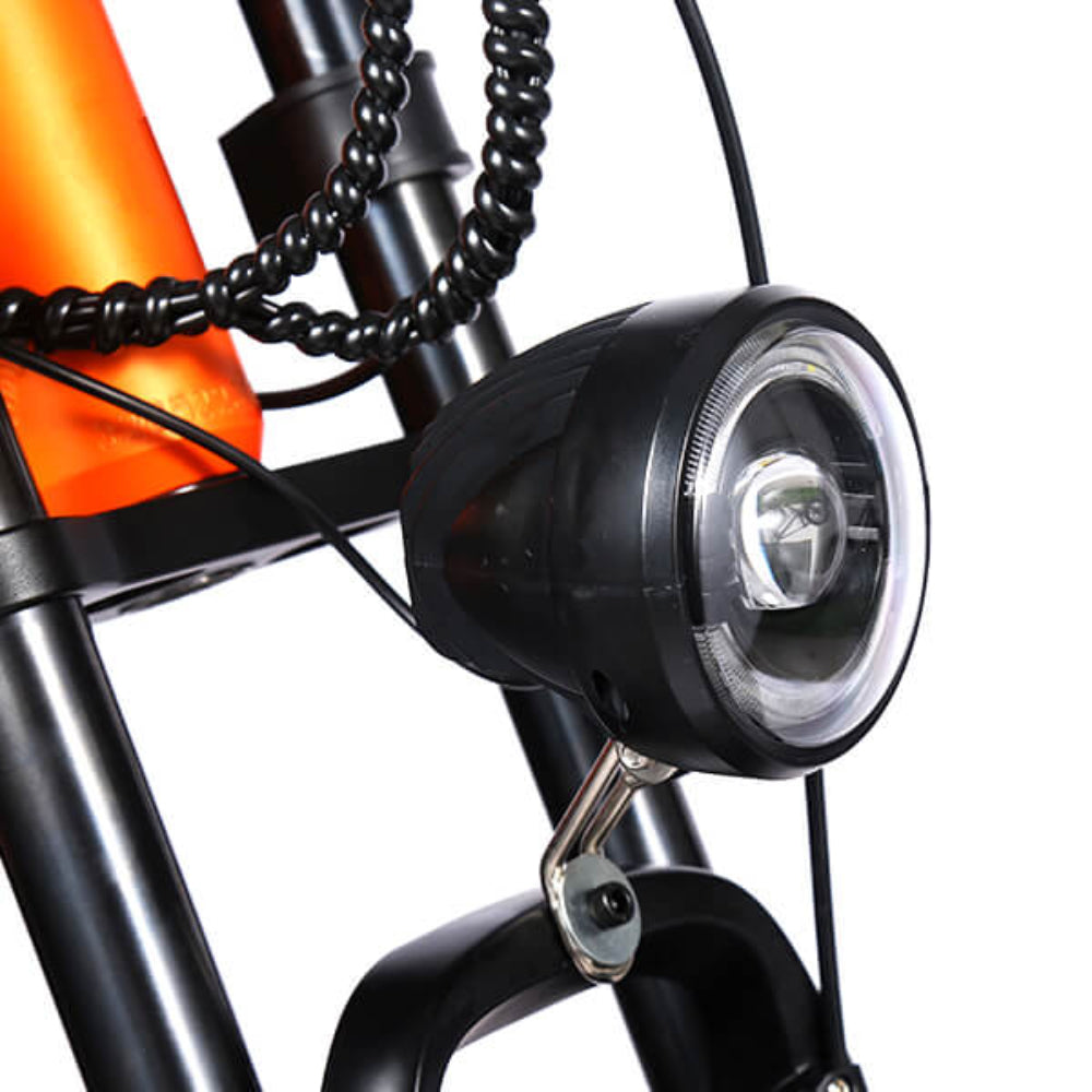 RANDRIDE 400 lumen LED headlight for electric bike, ultra bright e-bike front light with wide beam illumination for safer night riding
